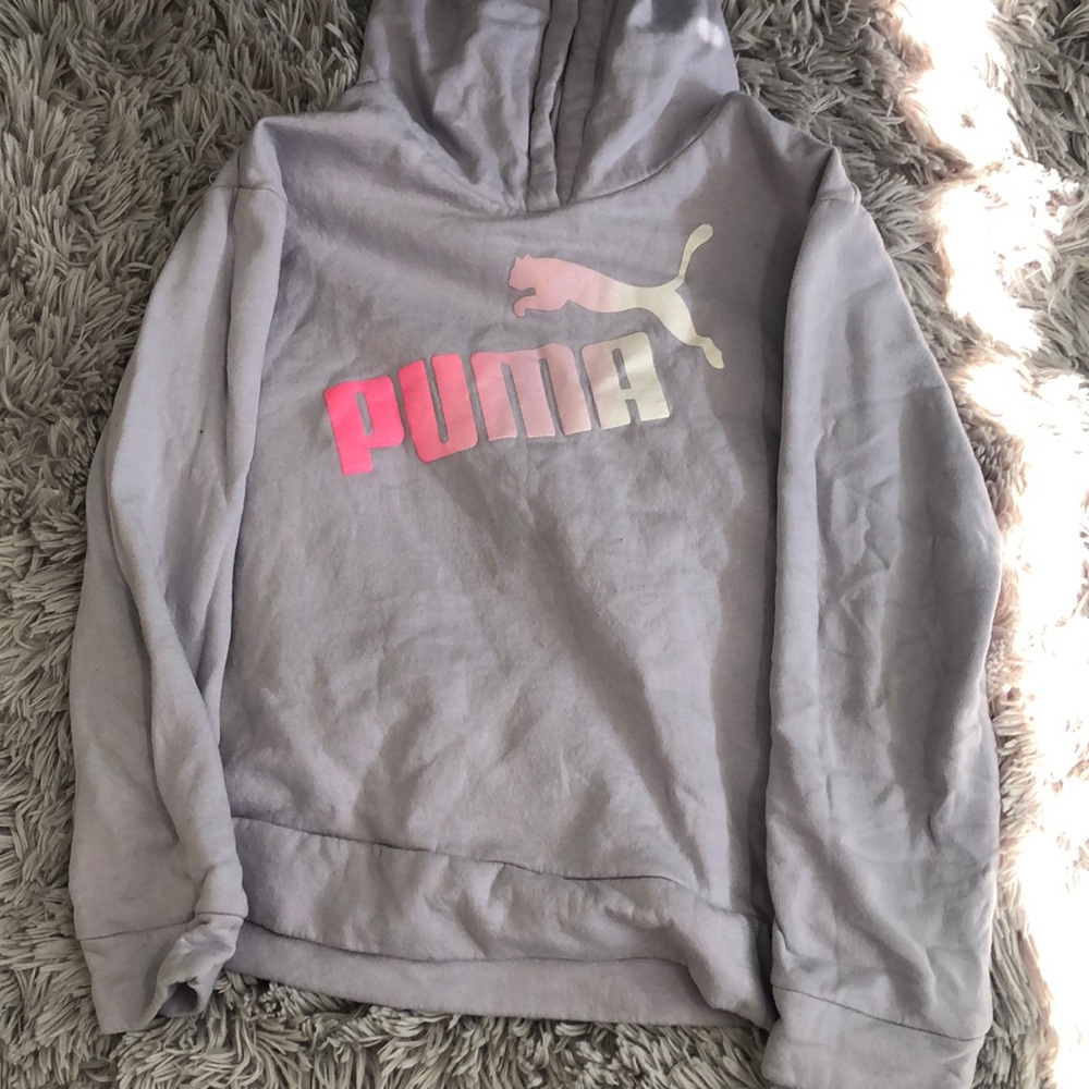 Puma pull over sweater for youth kids